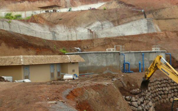 Pamatai Hills - Construction des reservoirs d'eau